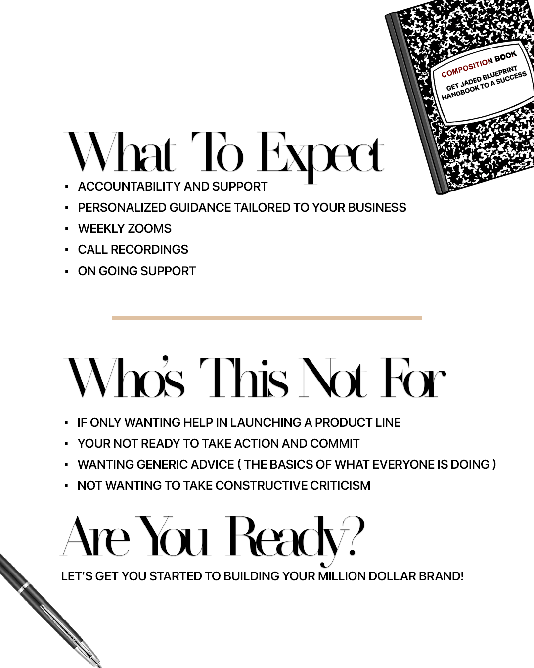 THE JADED BLUEPRINT (8 WEEK MENTORSHIP)
