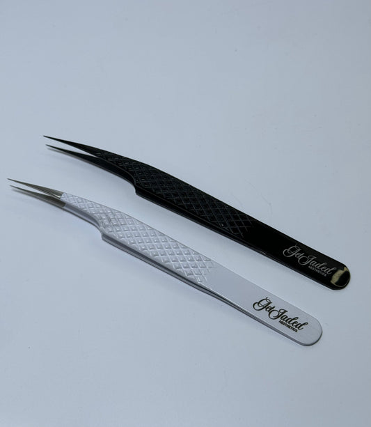 Silver Tip Short Straight Isolation Tweezer